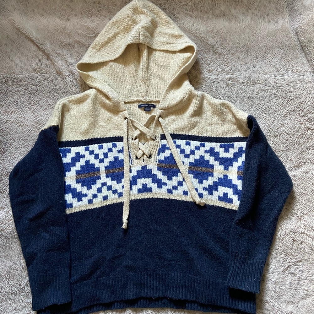 Lace up Winter Sweater from AEO